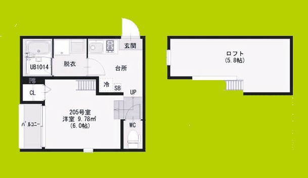 ハーモニープレミアだいどう豊里 間取り図