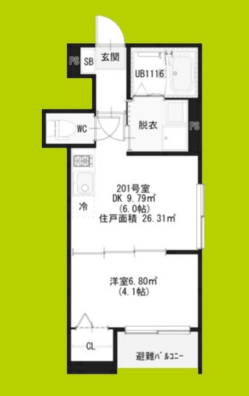 ハーモニーテラス伝法Ⅳ 間取り