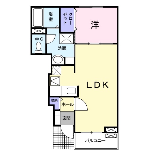 プロムナード笹部 間取り図