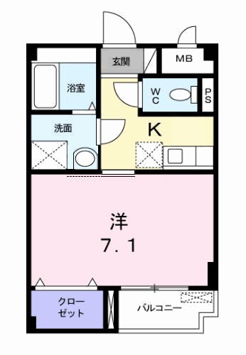 メゾン・ソウザⅡ 間取り