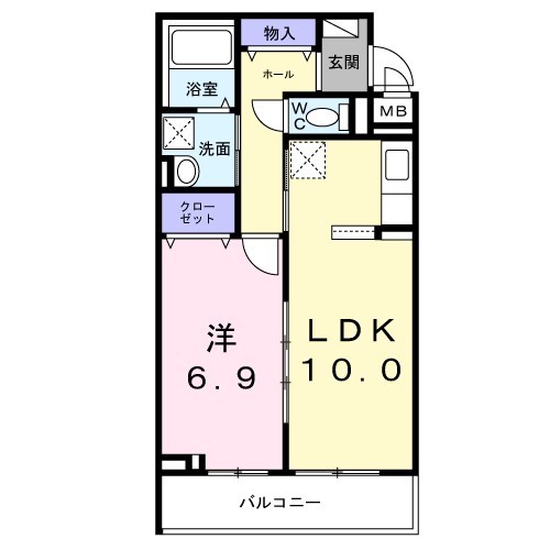 ブライト中野 間取り