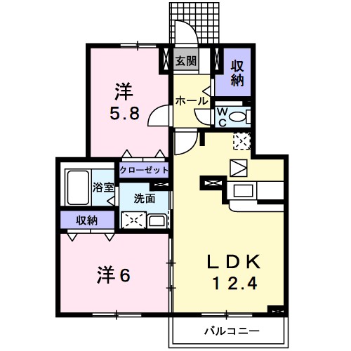 カルムエスターテⅠ 間取り