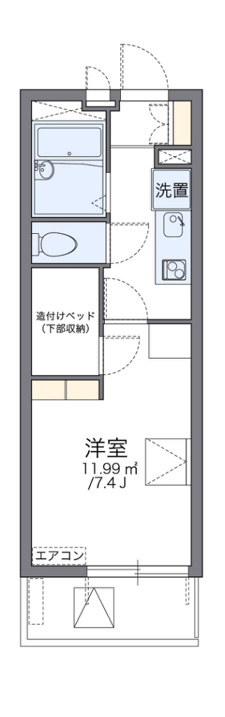 レオパレスドリームハウス枚方 間取り
