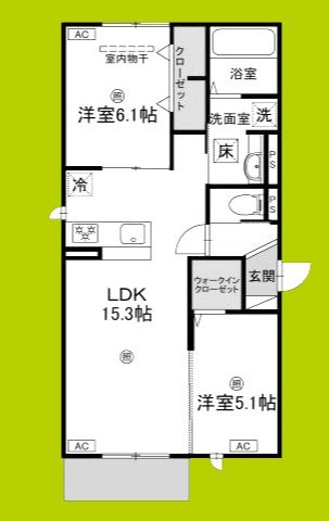 パサログランデ中安井 間取り
