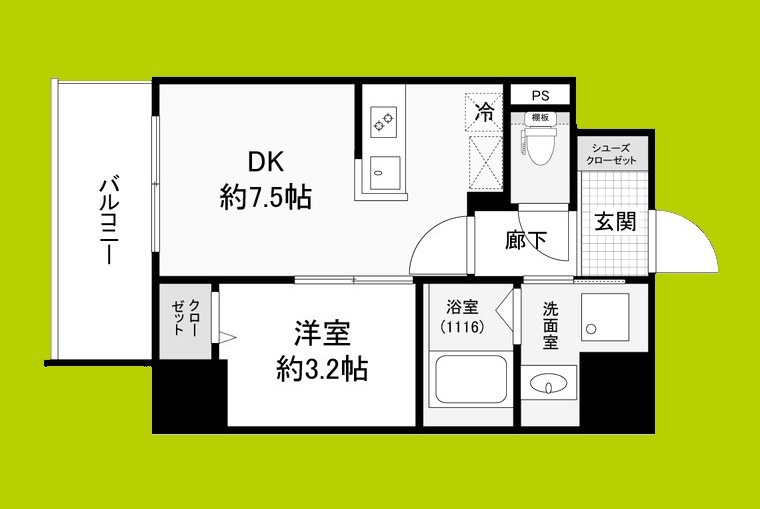 ブランシエスタ都島通 間取り図