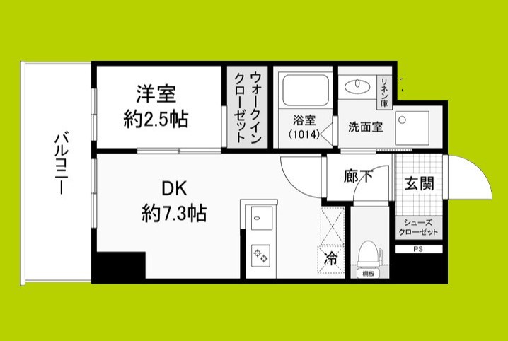 ブランシエスタ都島通 間取り図