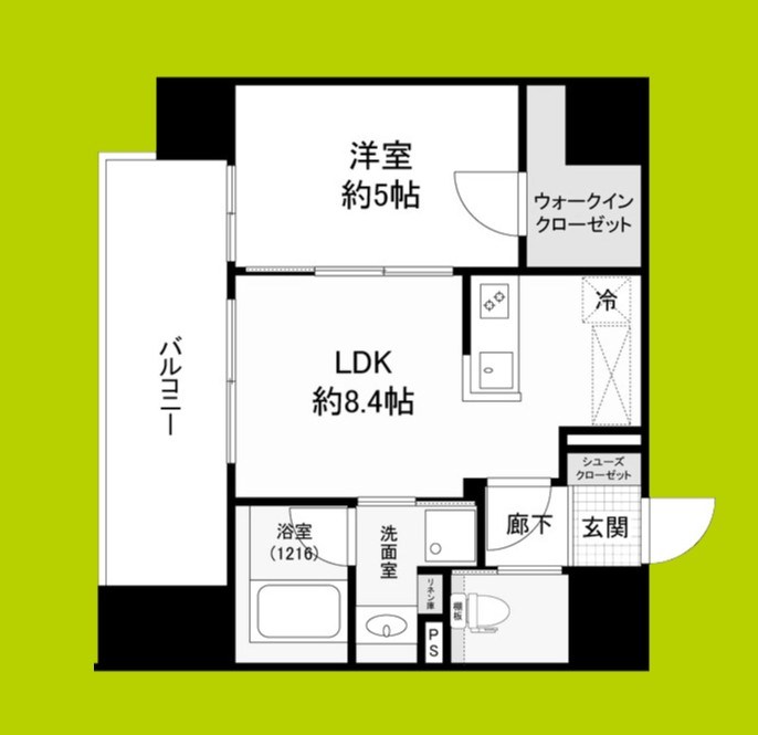ブランシエスタ都島通 間取り図