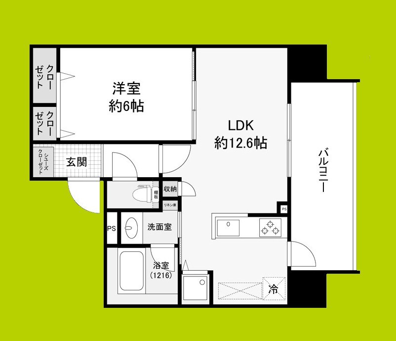 ブランシエスタ都島通 間取り