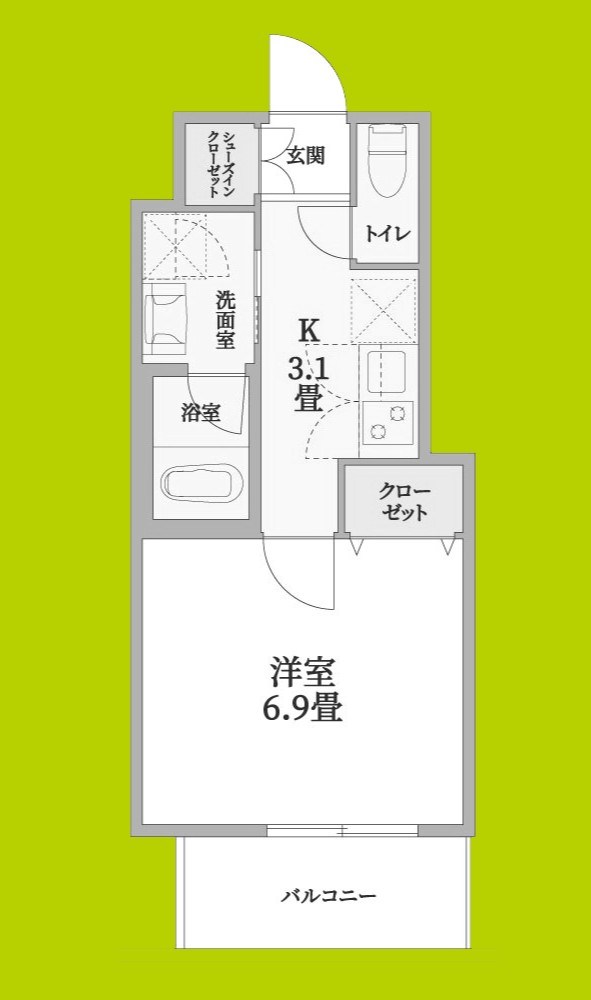 ウェルスクエア茨木駅前 間取り