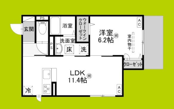 パサログランデ中安井 間取り