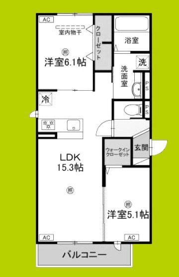 パサログランデ中安井 間取り
