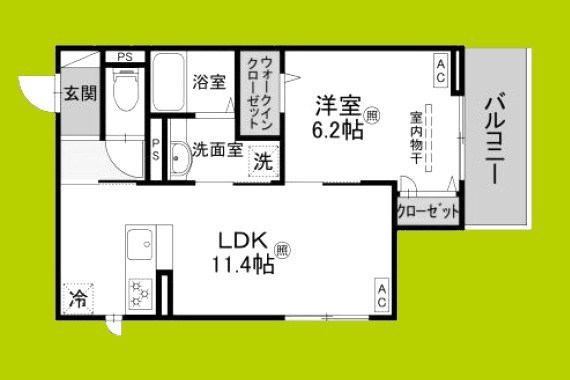 パサログランデ中安井 間取り