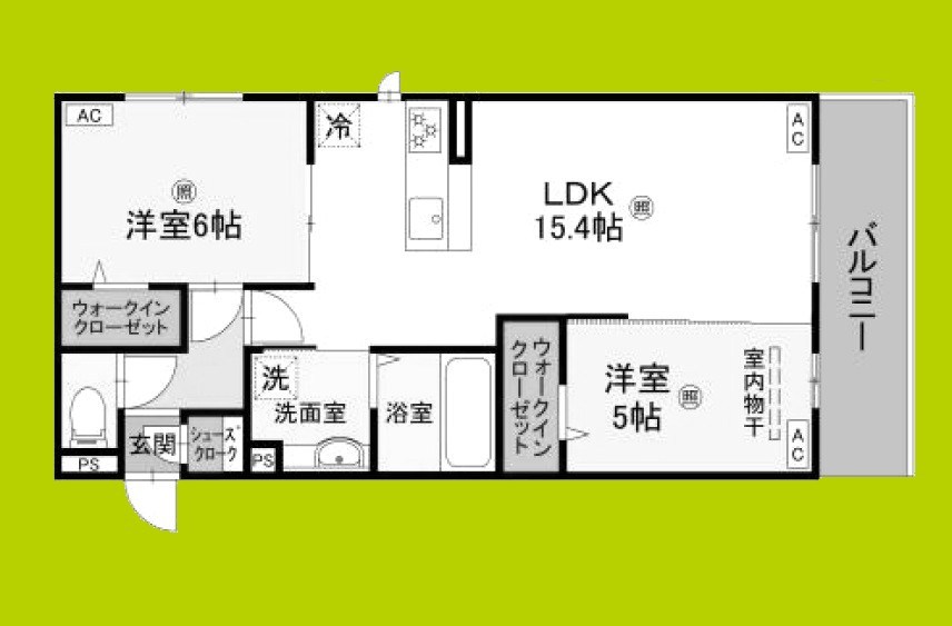 パサログランデ中安井 間取り