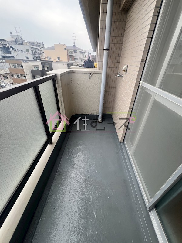 第２マンション北 ベランダ
