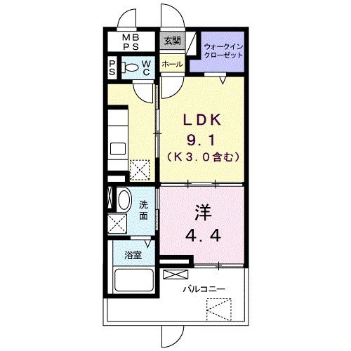 サンモントレ島頭 間取り