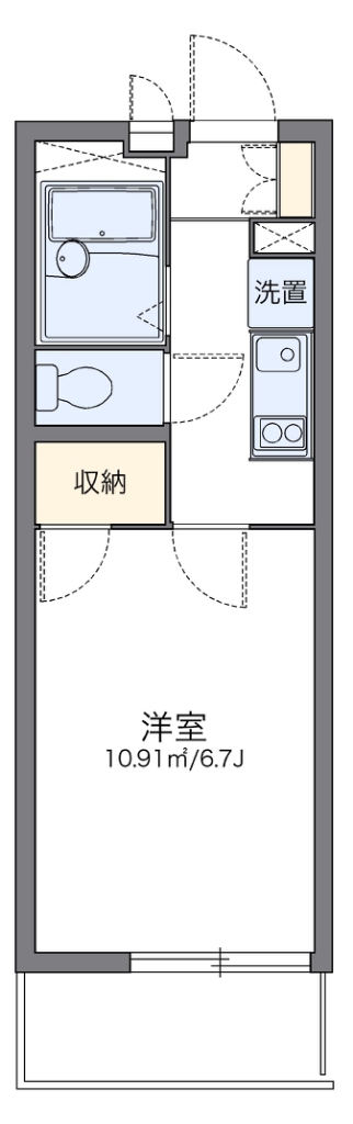 レオパレスヴィラ曽根Ｃ 間取り