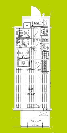 プレサンス深江橋ラヴィゲート 間取り図