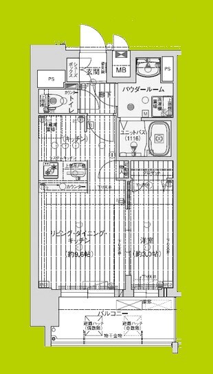 プレサンス深江橋ラヴィゲート 間取り
