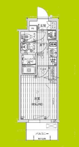 プレサンス深江橋ラヴィゲート 間取り図