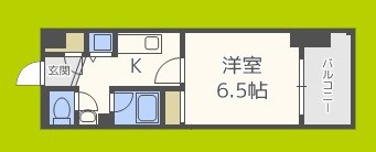 アスヴェル阿波座BLUE　EARTH 間取り