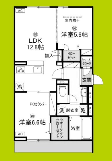 マニフィック御厨中 間取り図