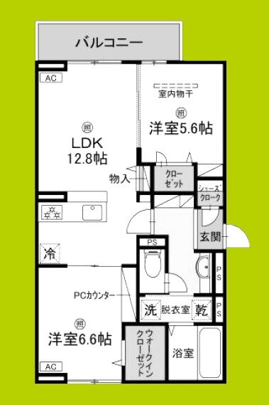 マニフィック御厨中 間取り図