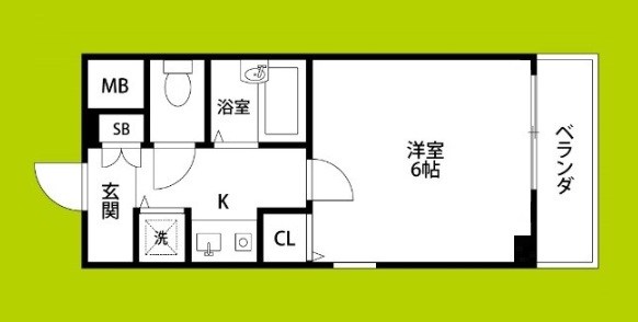 リーガル西長堀 間取り
