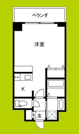 プレサンス中之島公園アティレ 間取り