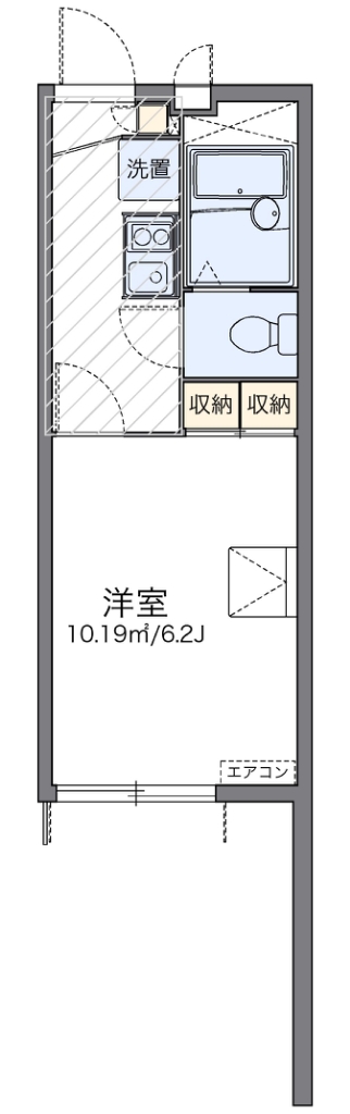レオパレスたんぽぽ 間取り