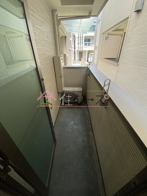 フジパレス神崎川 Ⅰ番館 ベランダ