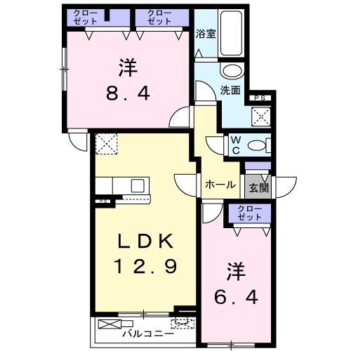 ラ　カーサ　フェリーチェ 間取り