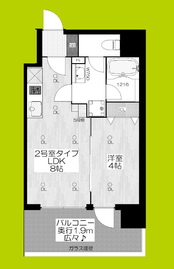 ブエナビスタ高津タワー 間取り