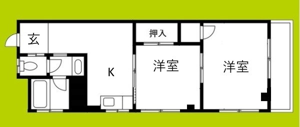 泰平コーポ 間取り