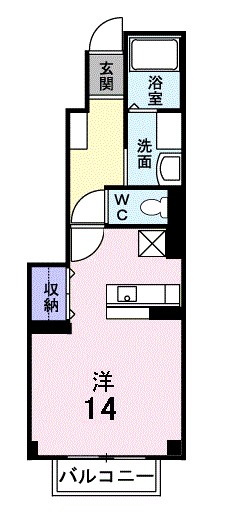 ウルー　アンジュⅡ 間取り