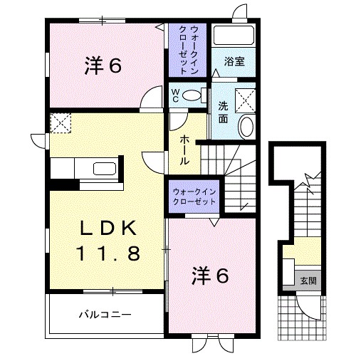 シャルムドミールⅡ 間取り