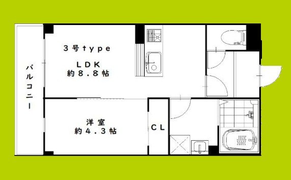 （仮称）阿倍野区王子町1丁目マンション 間取り