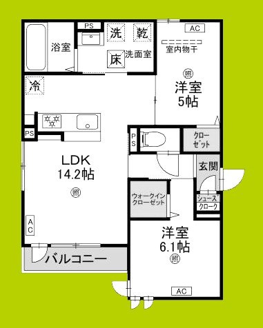 Passaro Grande 墨江 EAST 間取り