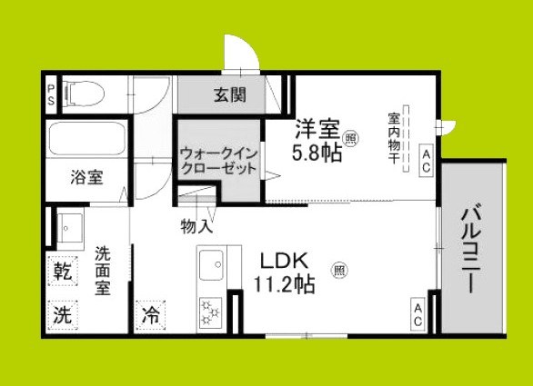 Passaro Grande 墨江 WEST 間取り