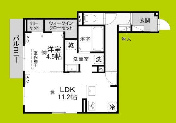 Passaro Grande 墨江 WEST 間取り
