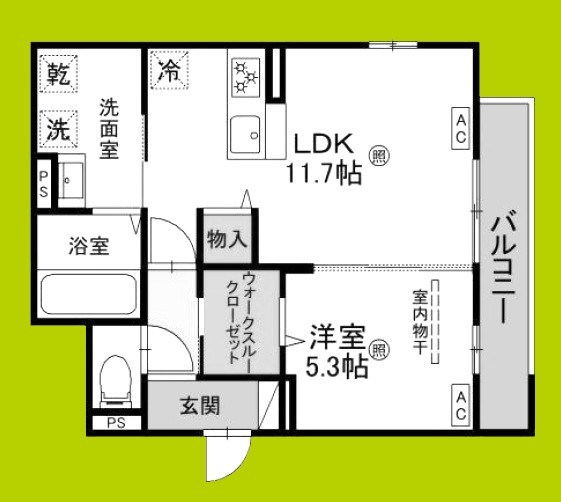 Passaro Grande 墨江 WEST 間取り