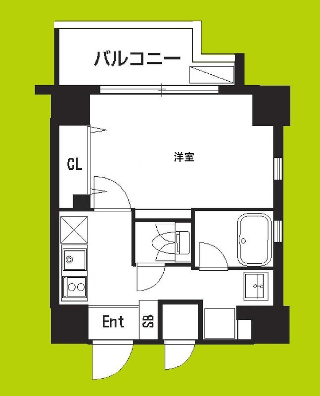 クレイドル四天王寺 間取り