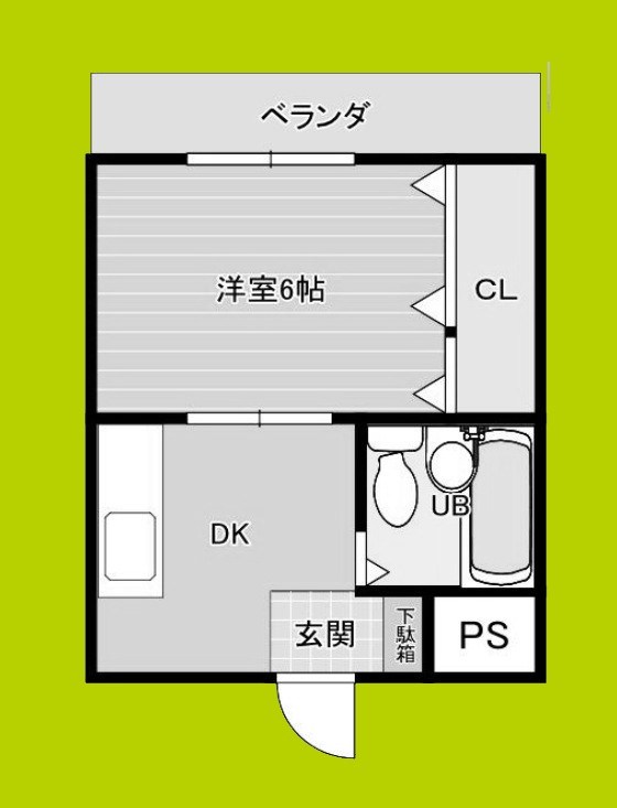 コーポイン美章園＆河堀口 間取り