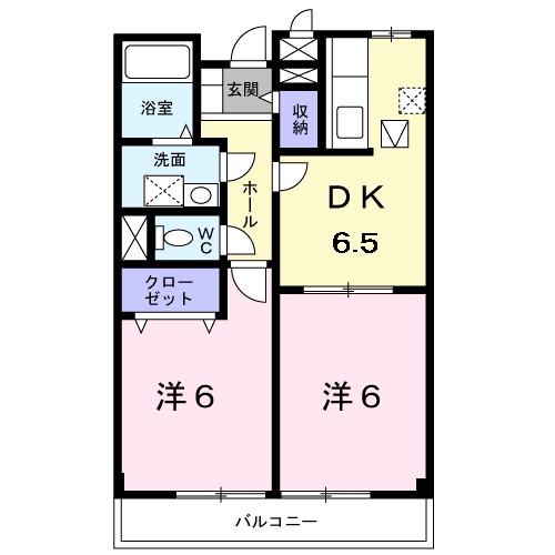 ハイツ晴海２号館 間取り
