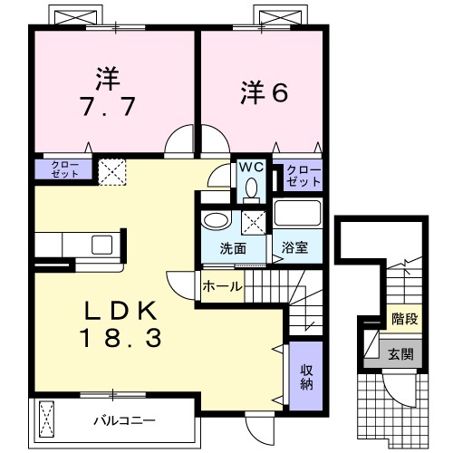 Ｄｕ　Ｓｕｄ　Ｍａｉｓｏｎ 間取り