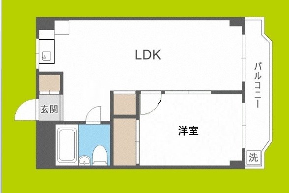 谷澤マンション 間取り図