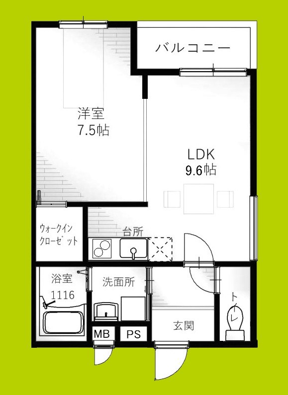 エスポワール 間取り図