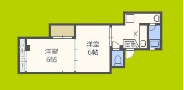 長居第三ハイツ 間取り