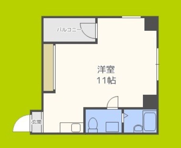 ホワイトハウス公園前 間取り