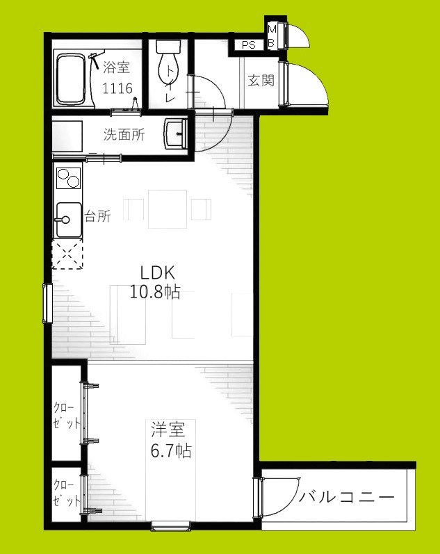エスポワール 間取り図