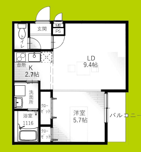 エスポワール 間取り図